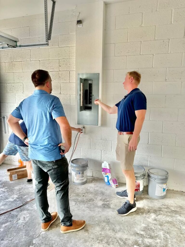 Home inspector in Central Florida performing inspection